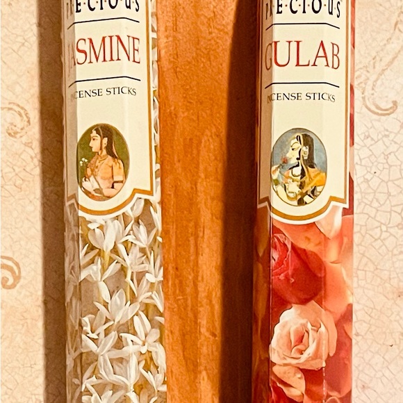 Hem Gulab and Jasmine Incense Holder Diya Rudraksha Mala - Picture 2 of 11